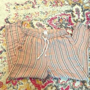 Billabong tapered linen crop pant